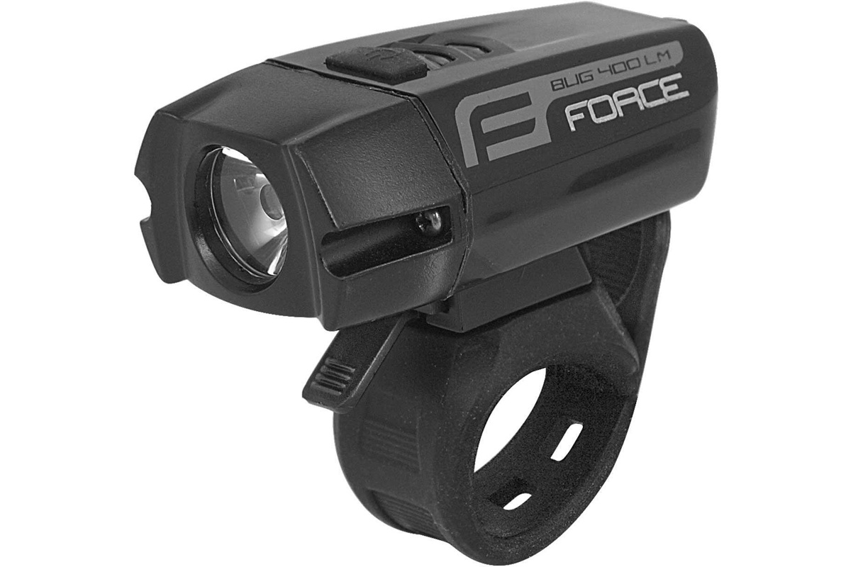 Force světlo přední FORCE BUG 400LM USB, černé