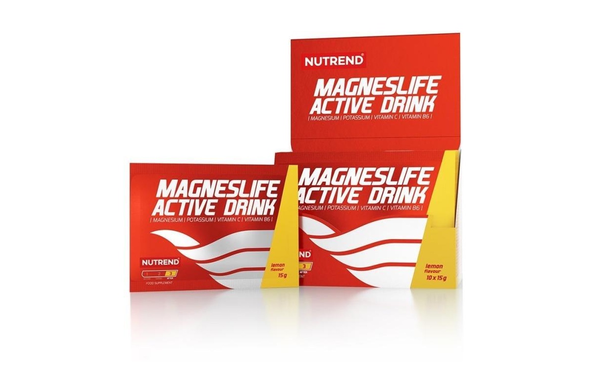 Nutrend nápoj Nutrend MagnesLife Active Drink 10x15 g citron